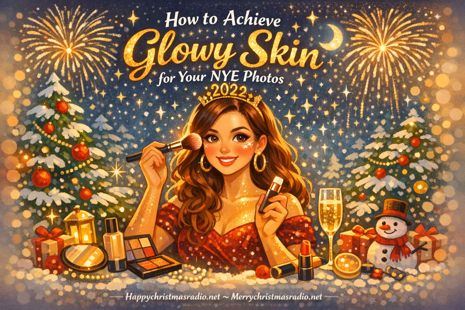 How to Achieve Glowy Skin for Your NYE Photos
