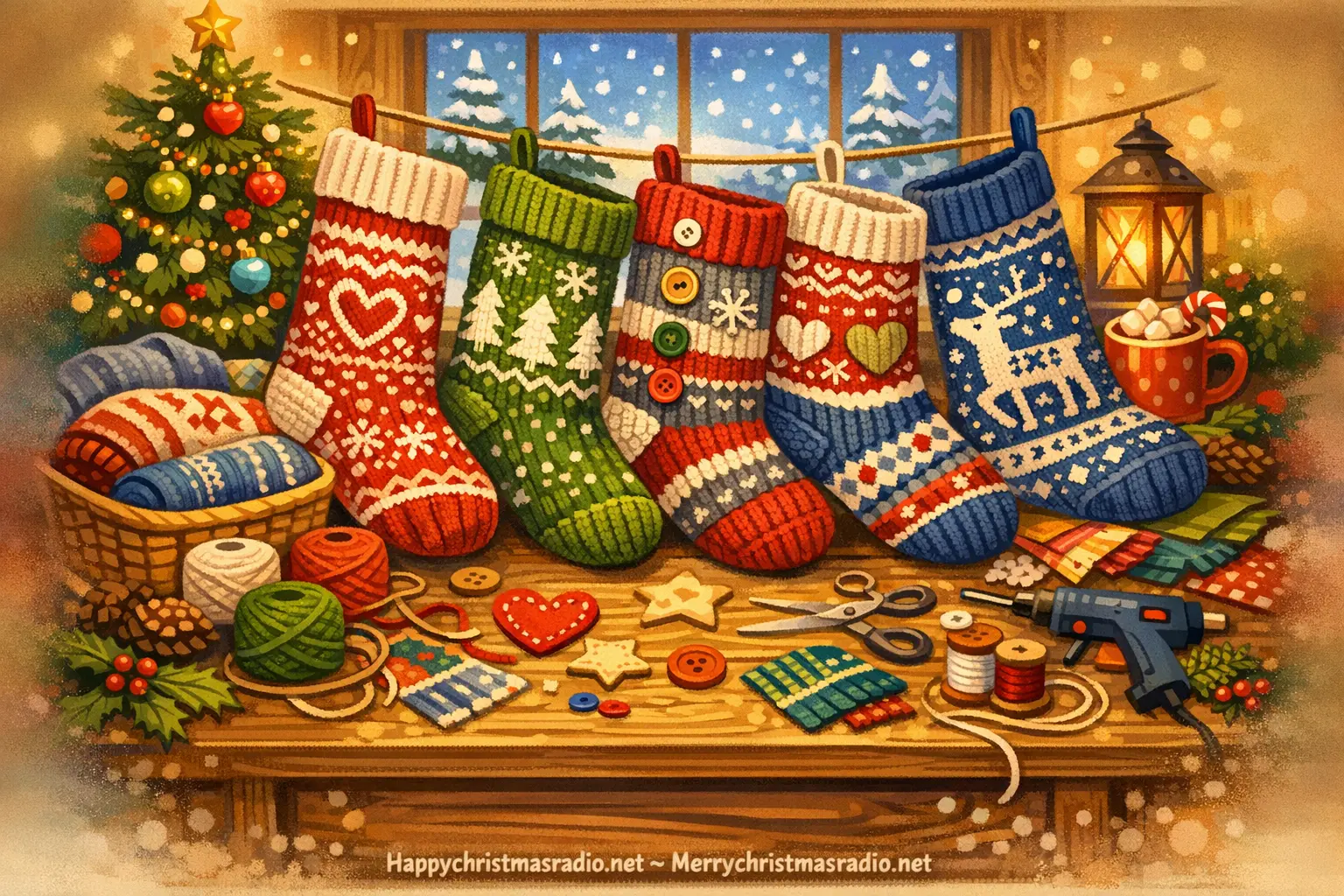 Upcycling Old Sweaters into Unique Christmas Stockings