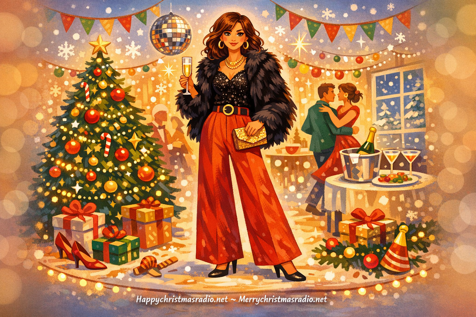 How to Style Wide-Leg Trousers for a Party