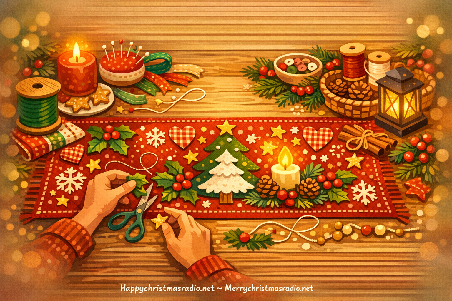 Creating a Beautiful Christmas Table Runner