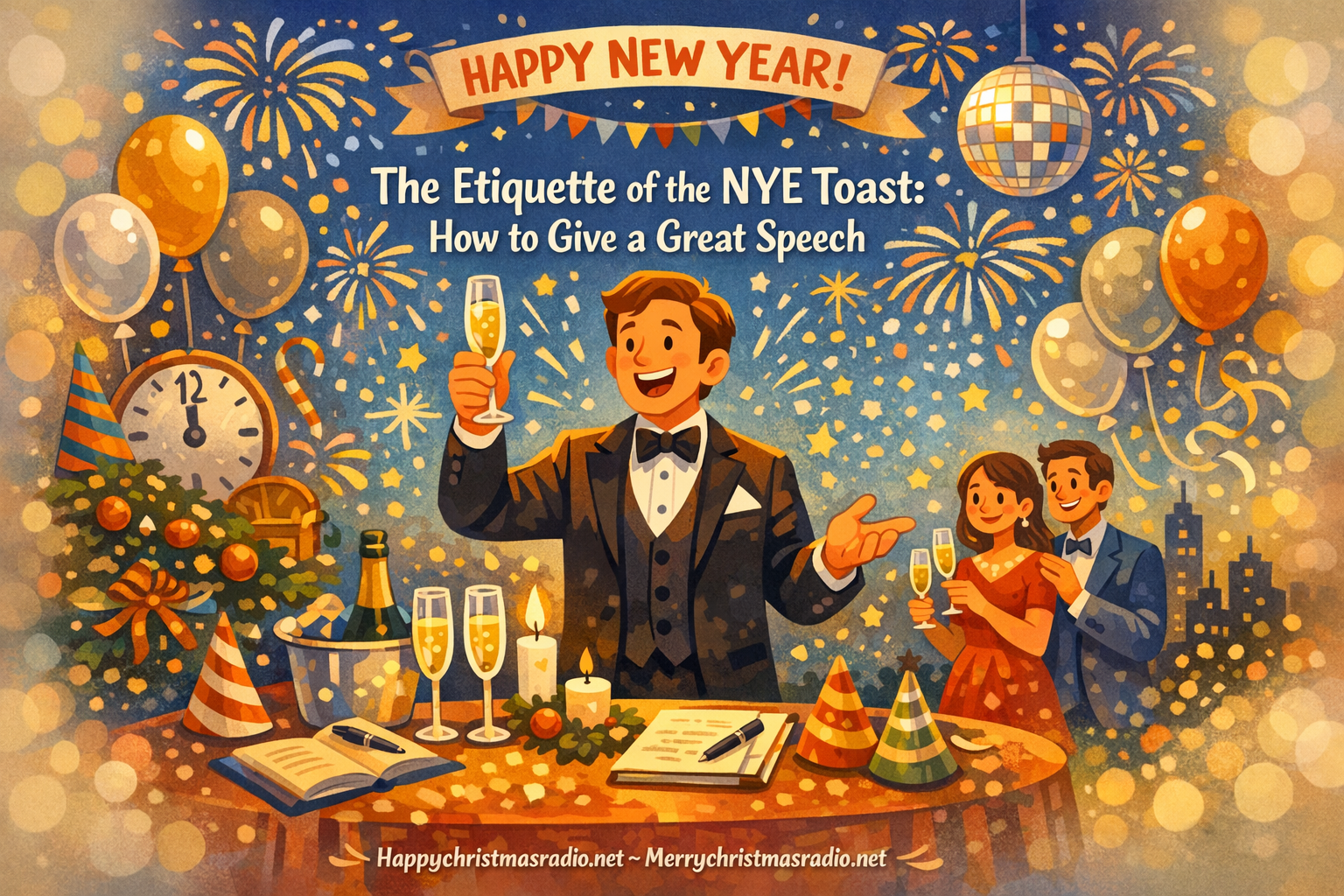 The Etiquette of the NYE Toast: How to Give a Great Speech