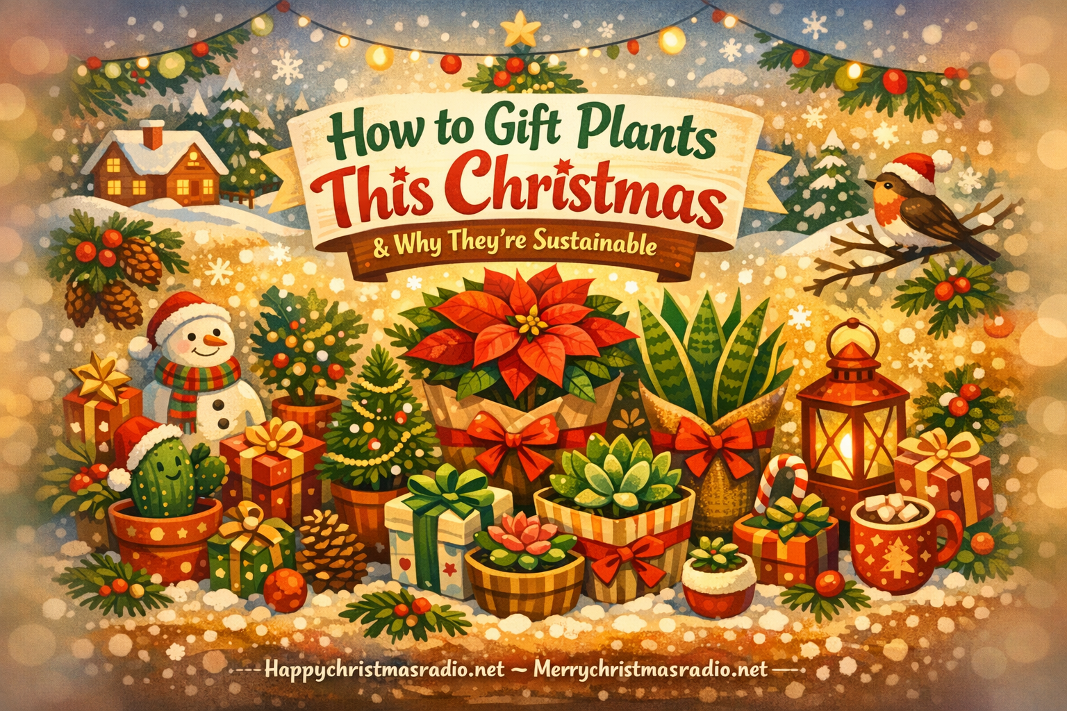 How to Gift Plants This Christmas and Why They're Sustainable