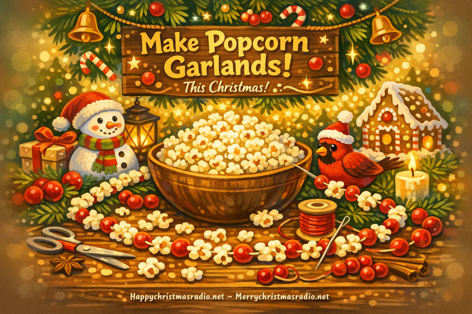 Why You Should Make Popcorn Garlands This Christmas