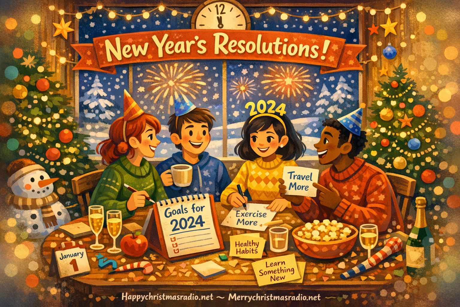 How to Plan a New Year’s Day Resolution Session with Friends