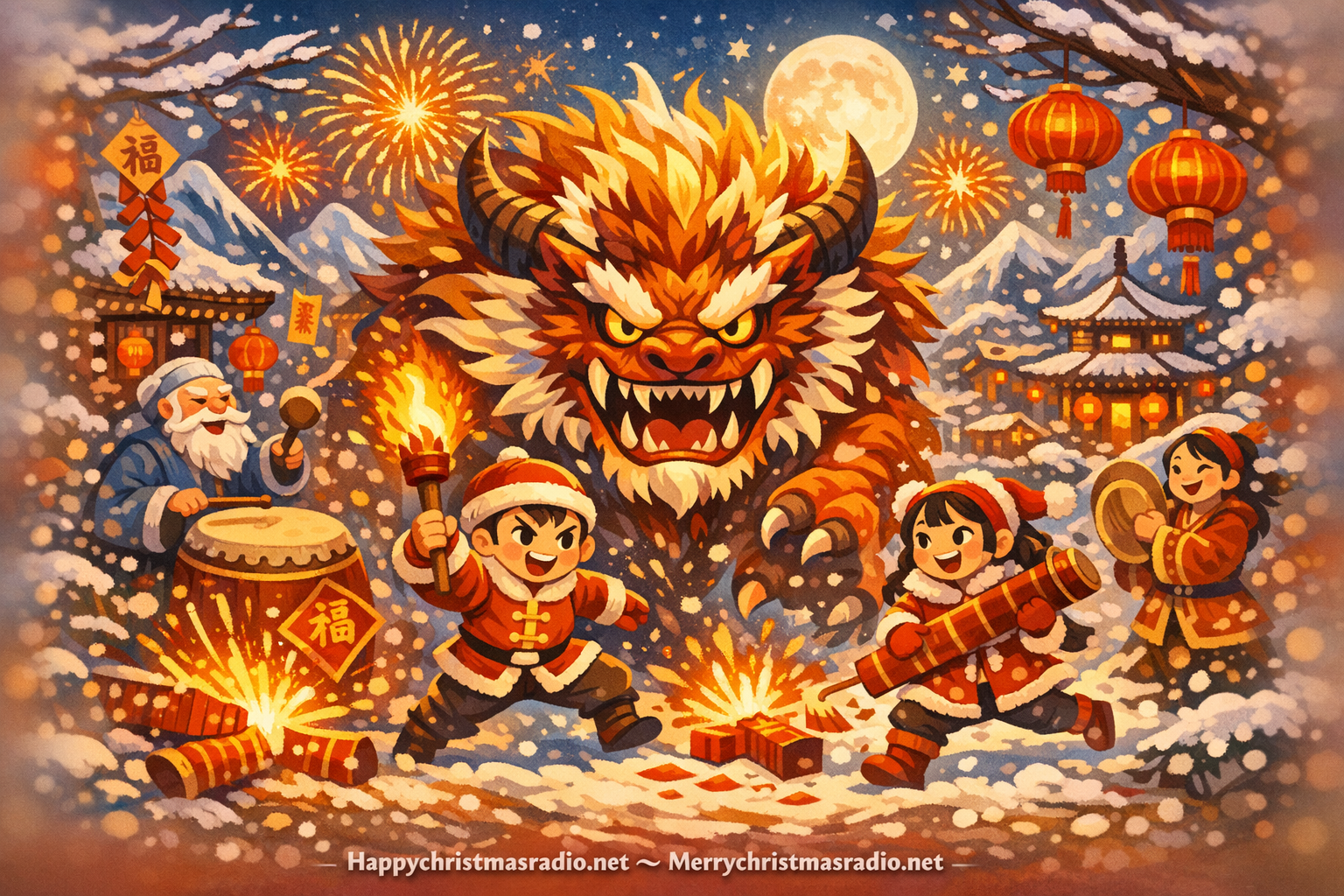 The Legend of the Nian in Chinese New Year Folklore