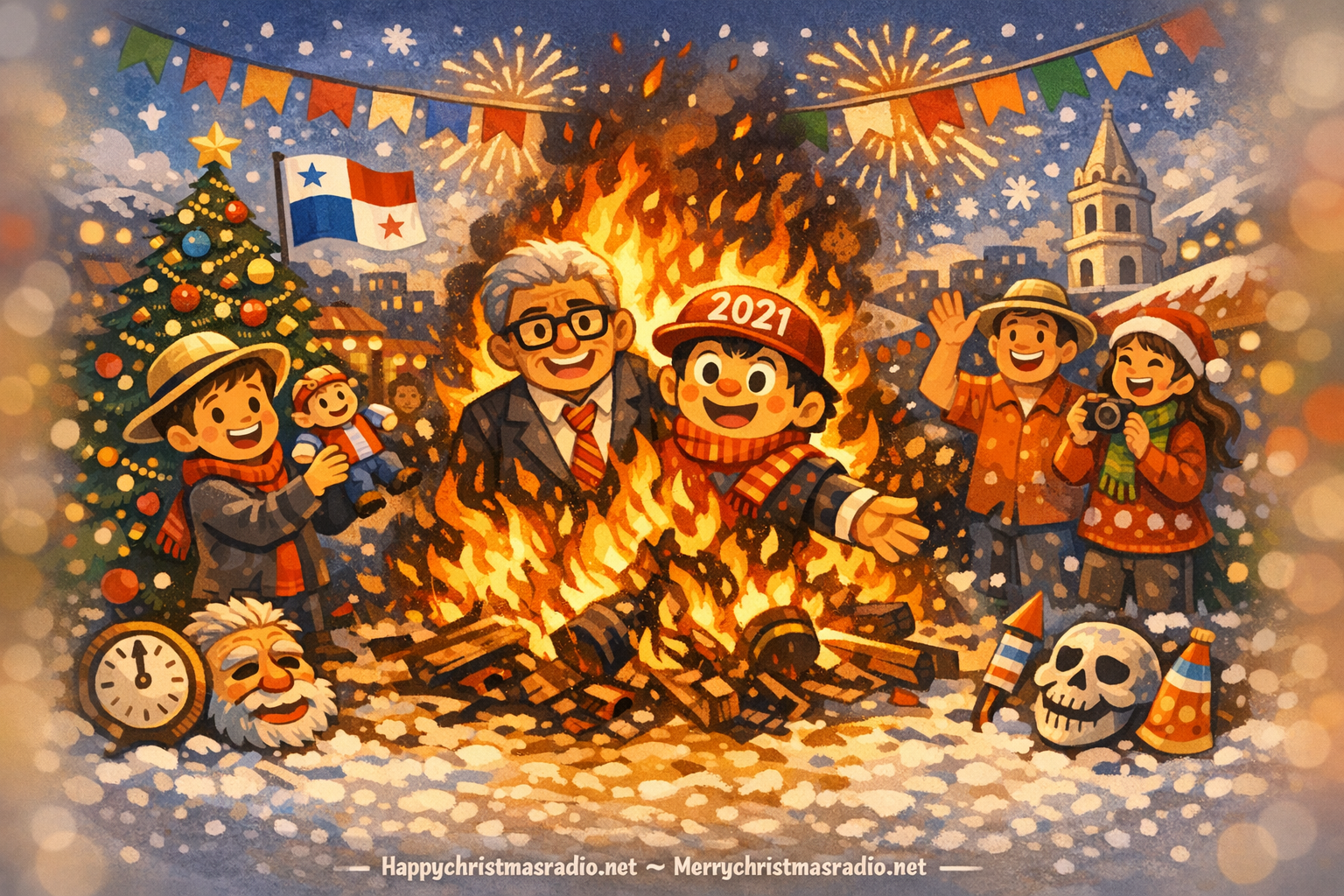 The Unique Tradition of Burning Effigies in Panama