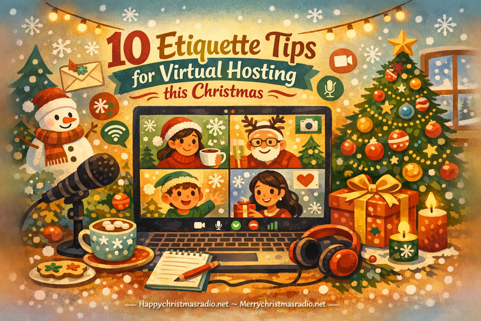 10 Etiquette Tips for Virtual Hosting this Christmas