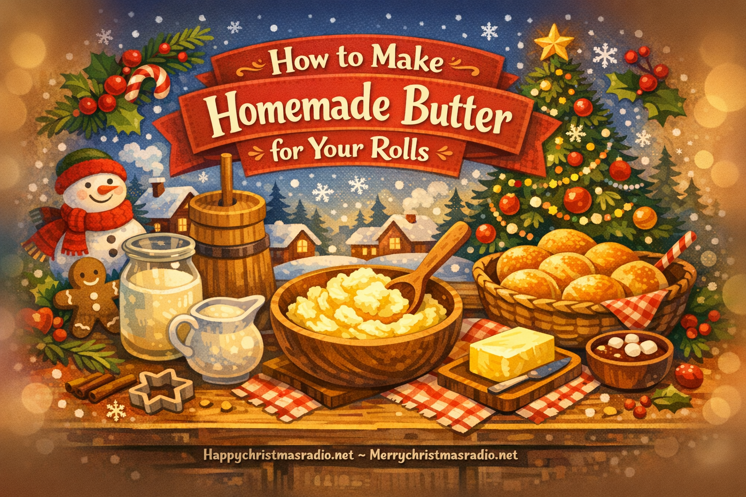 How to Make Homemade Butter for Your Rolls