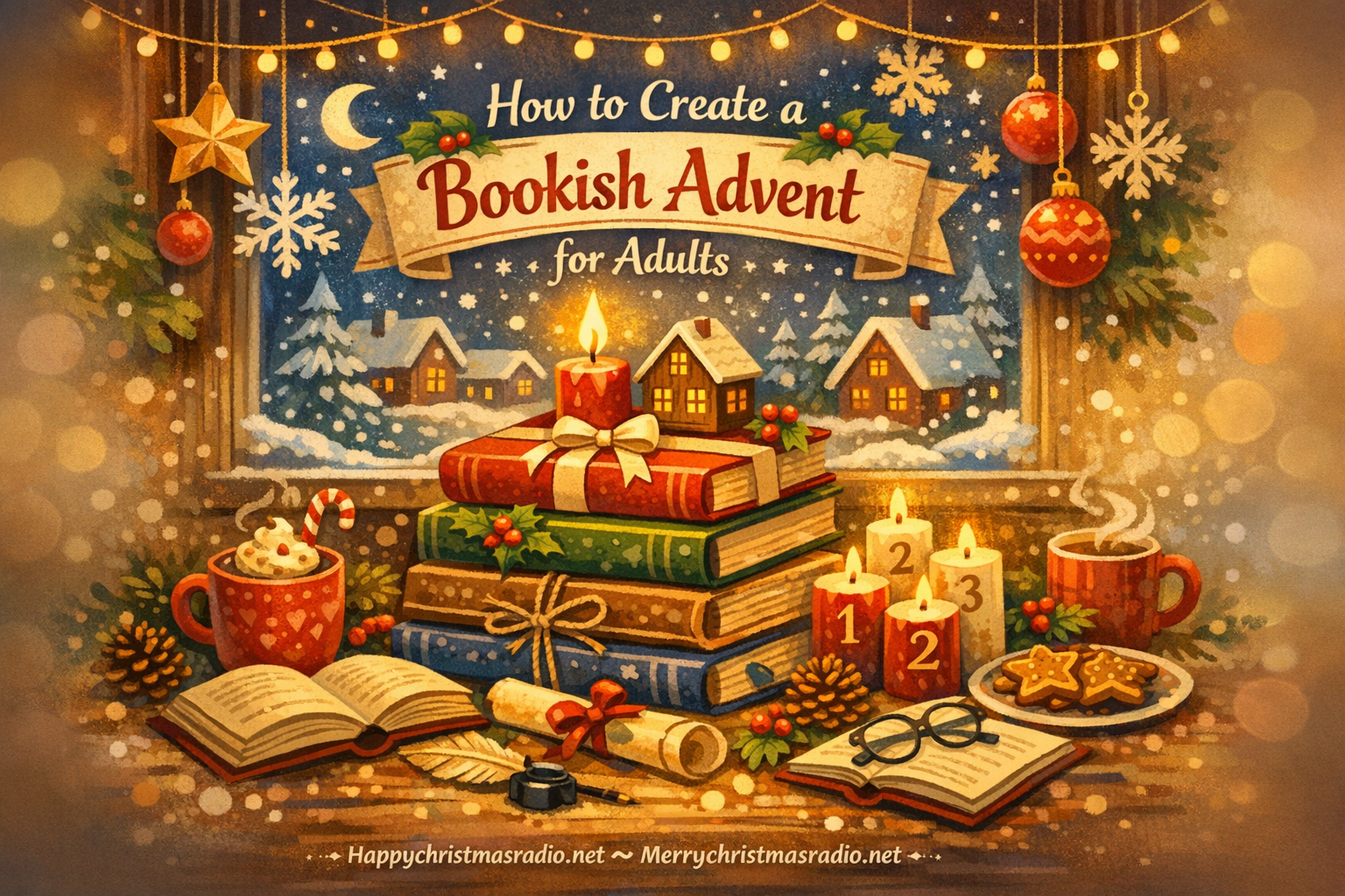 How to Create a Bookish Advent for Adults