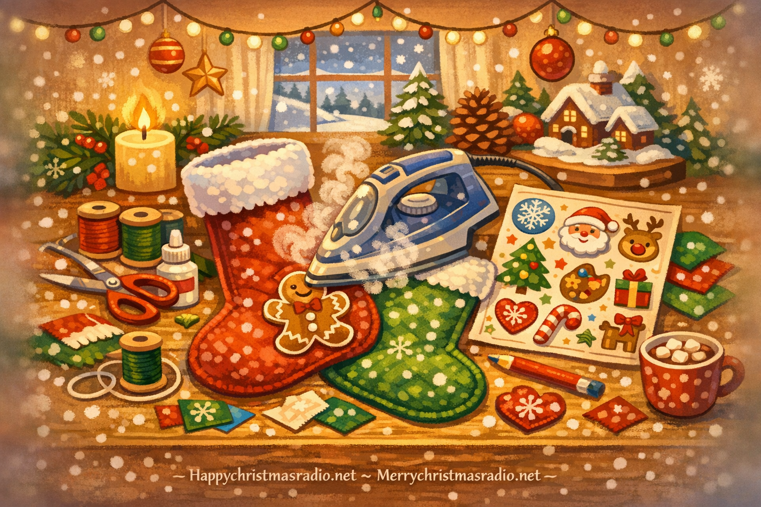 How to Create Custom Iron-on Patches for Your Christmas Stockings