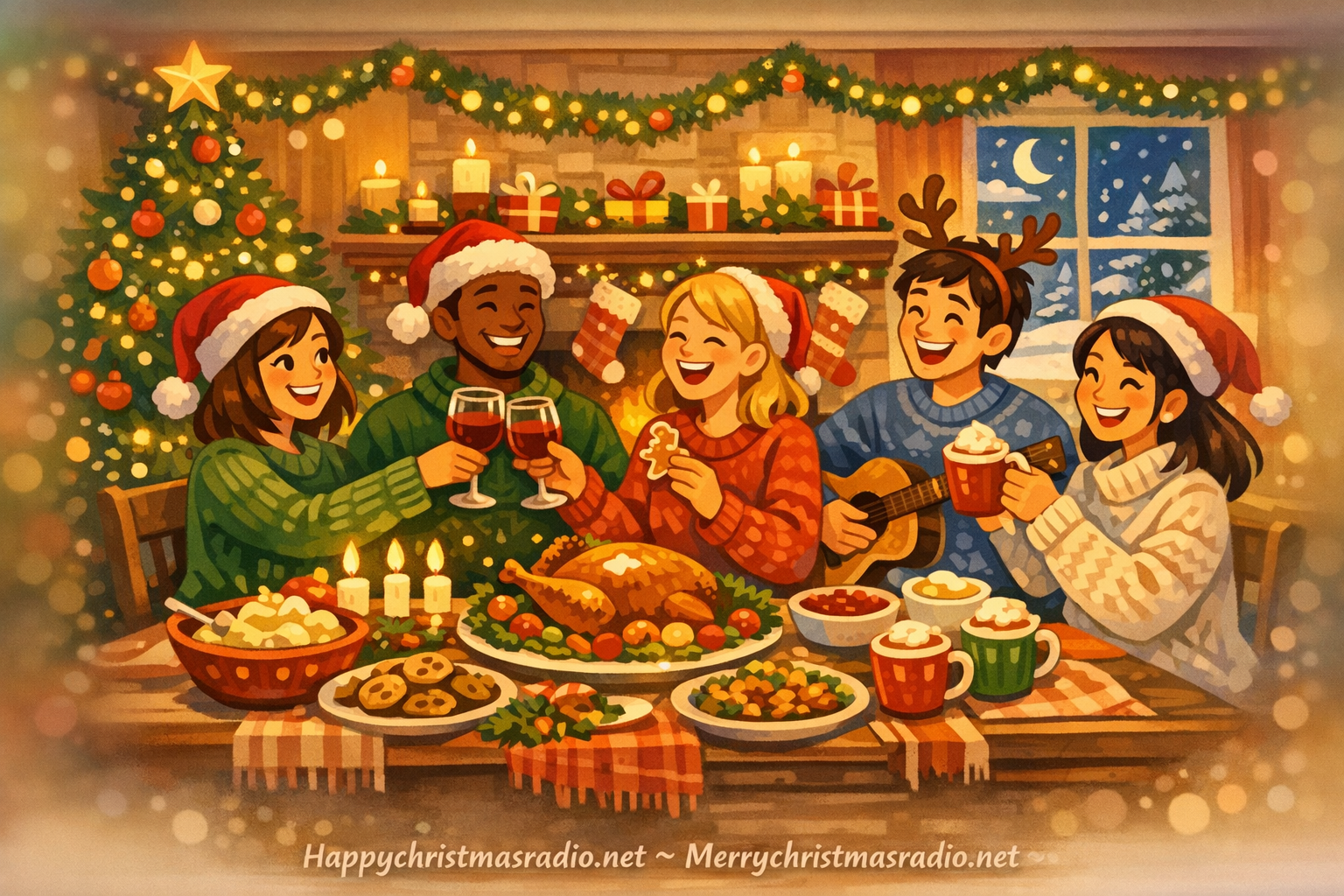 How to Host a 'Friendsgiving' Style Christmas Eve