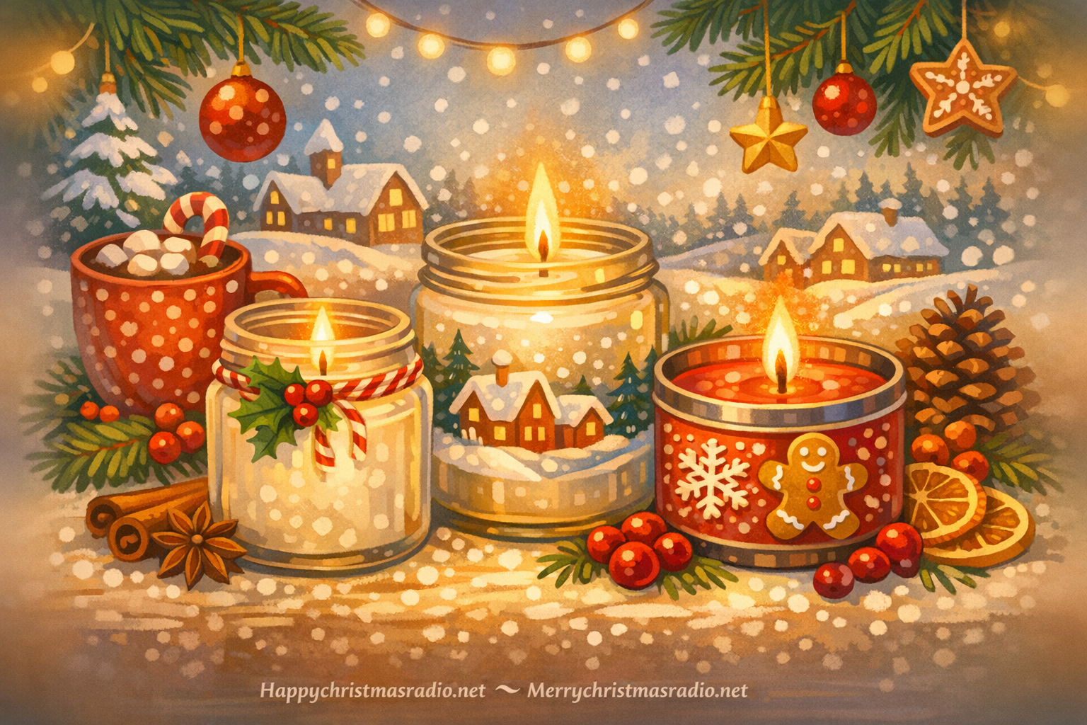 The Festive Charm of Hand-Poured Soy Wax Holiday Candles