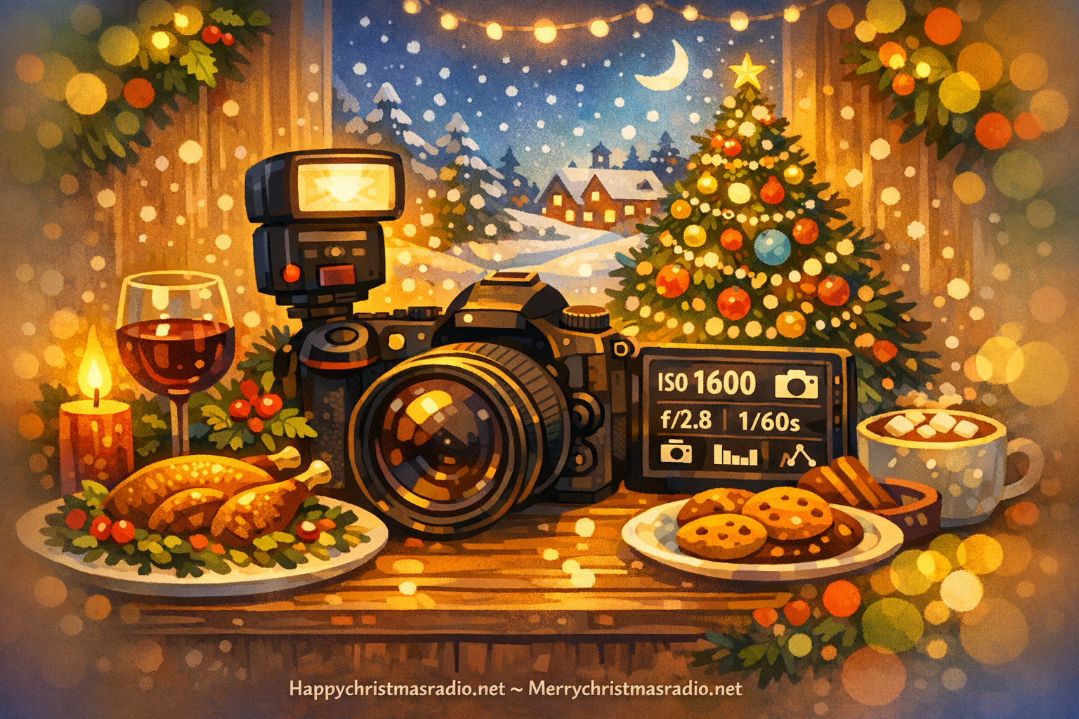 The Best DSLR Settings for Low-Light Holiday Dinners