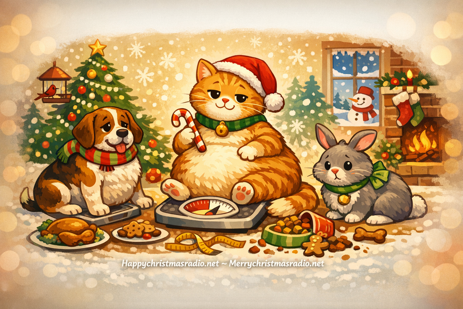 How to Spot Holiday Weight Gain in Your Pets