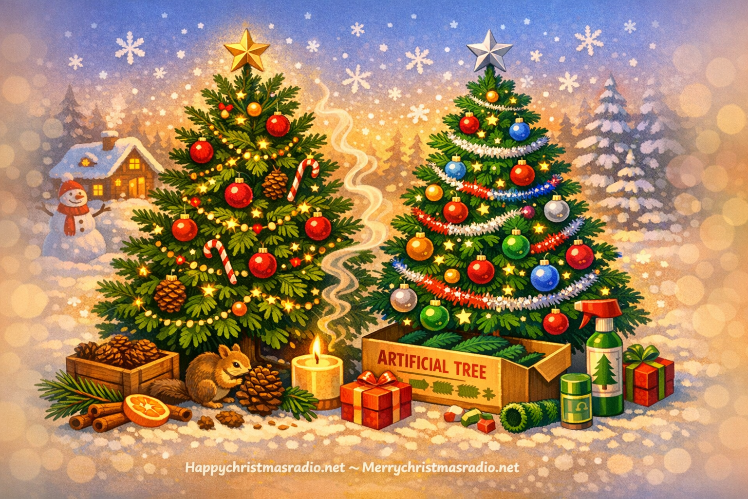 The Christmas Tree Scent: Real vs. Fake Debate