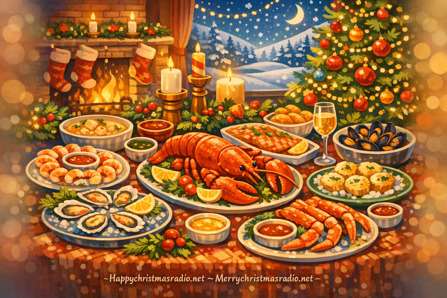 How to Host a Seafood Christmas Dinner