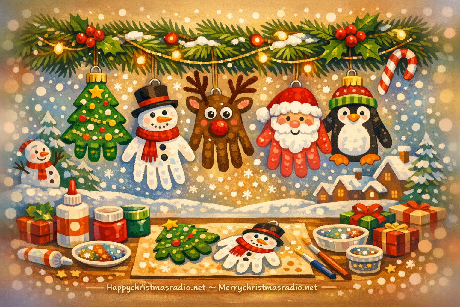 How to Start a Handprint Ornament Collection for Kids