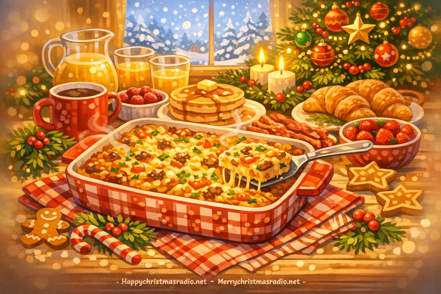 Delicious Christmas Morning Breakfast Casserole: Make Ahead