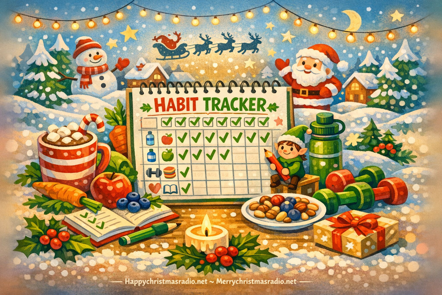 How to Create a Healthy Habit Tracker for a Merry Christmas