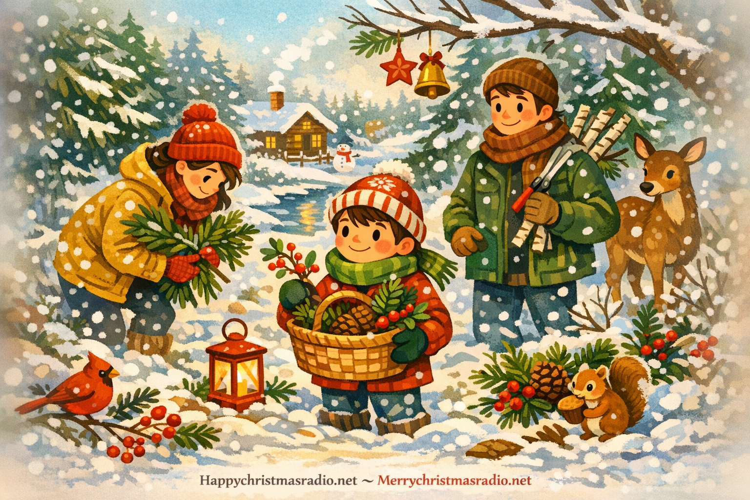 Creating a Nature Walk to Collect Christmas Decor