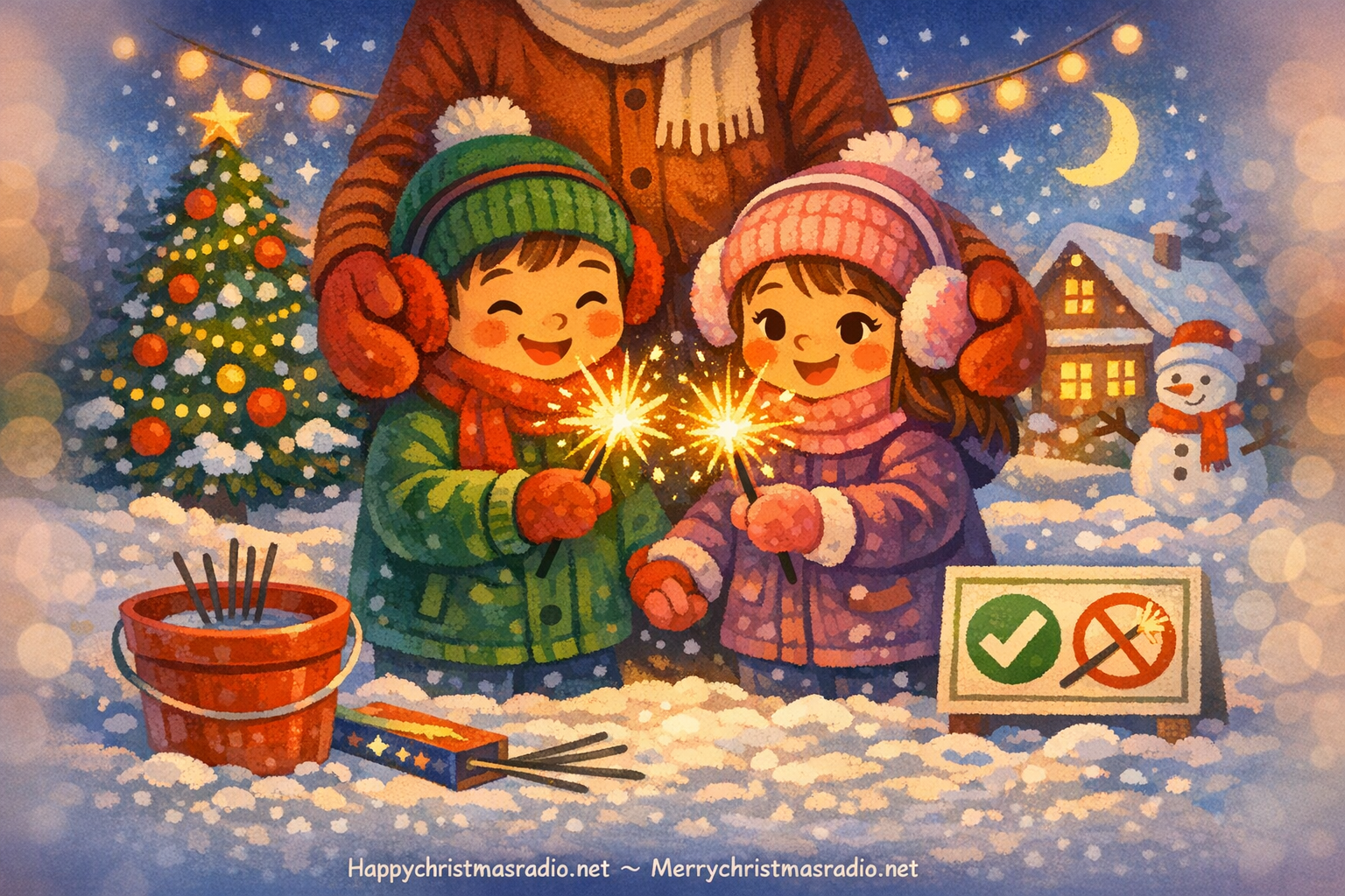 How to Create a Kid-Safe Sparkler Experience This Christmas