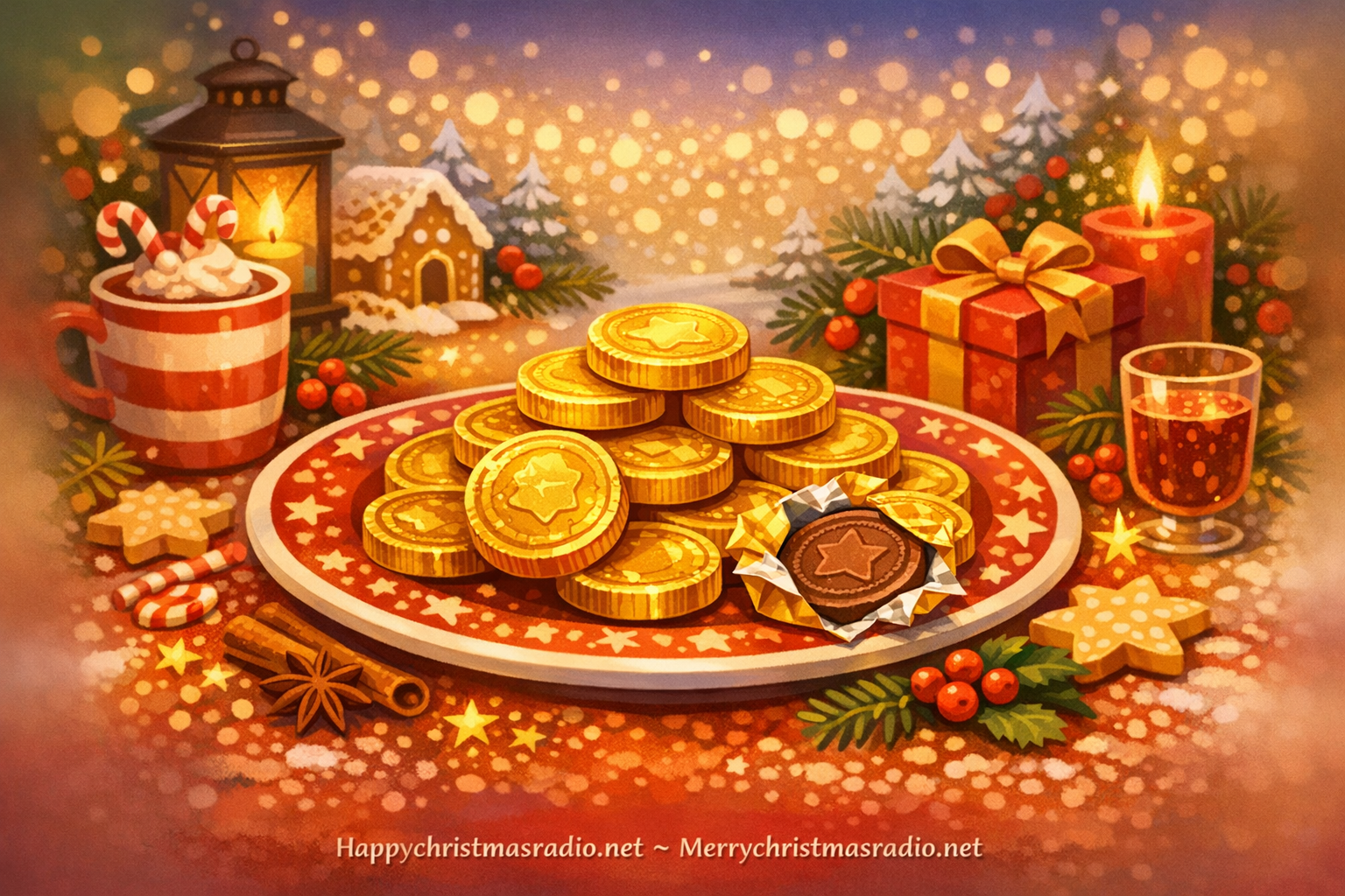 Why Gold-Wrapped Coins are Part of the Feast