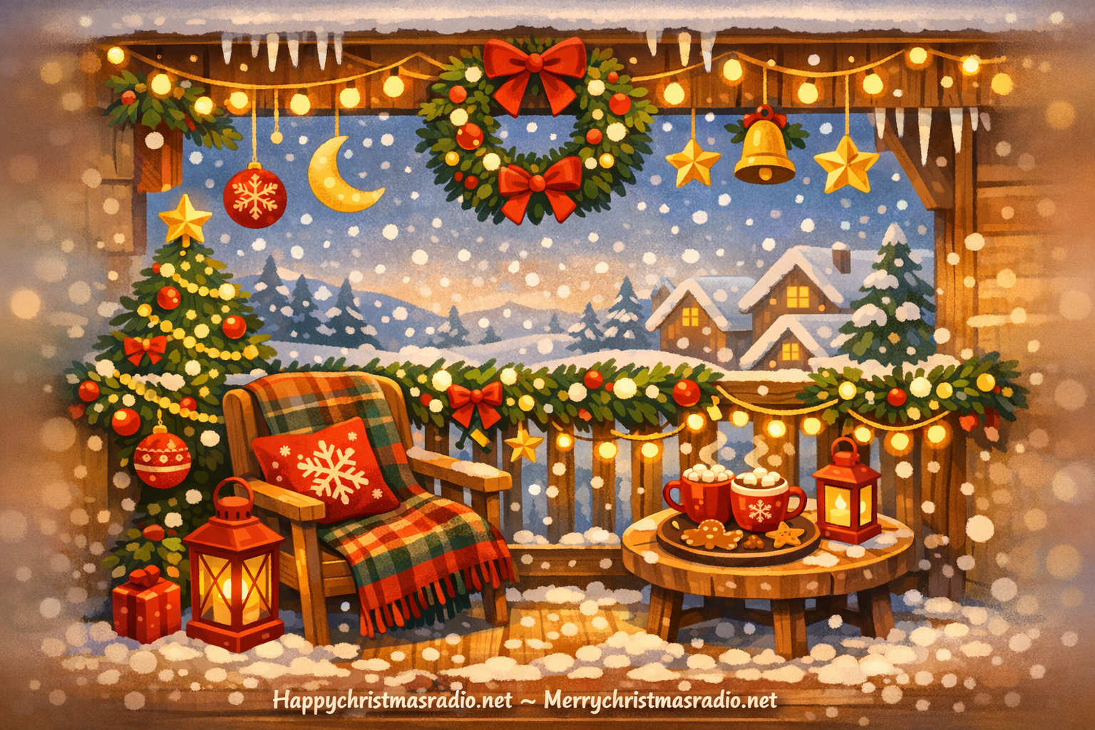 How to Create a Festive Balcony for Christmas