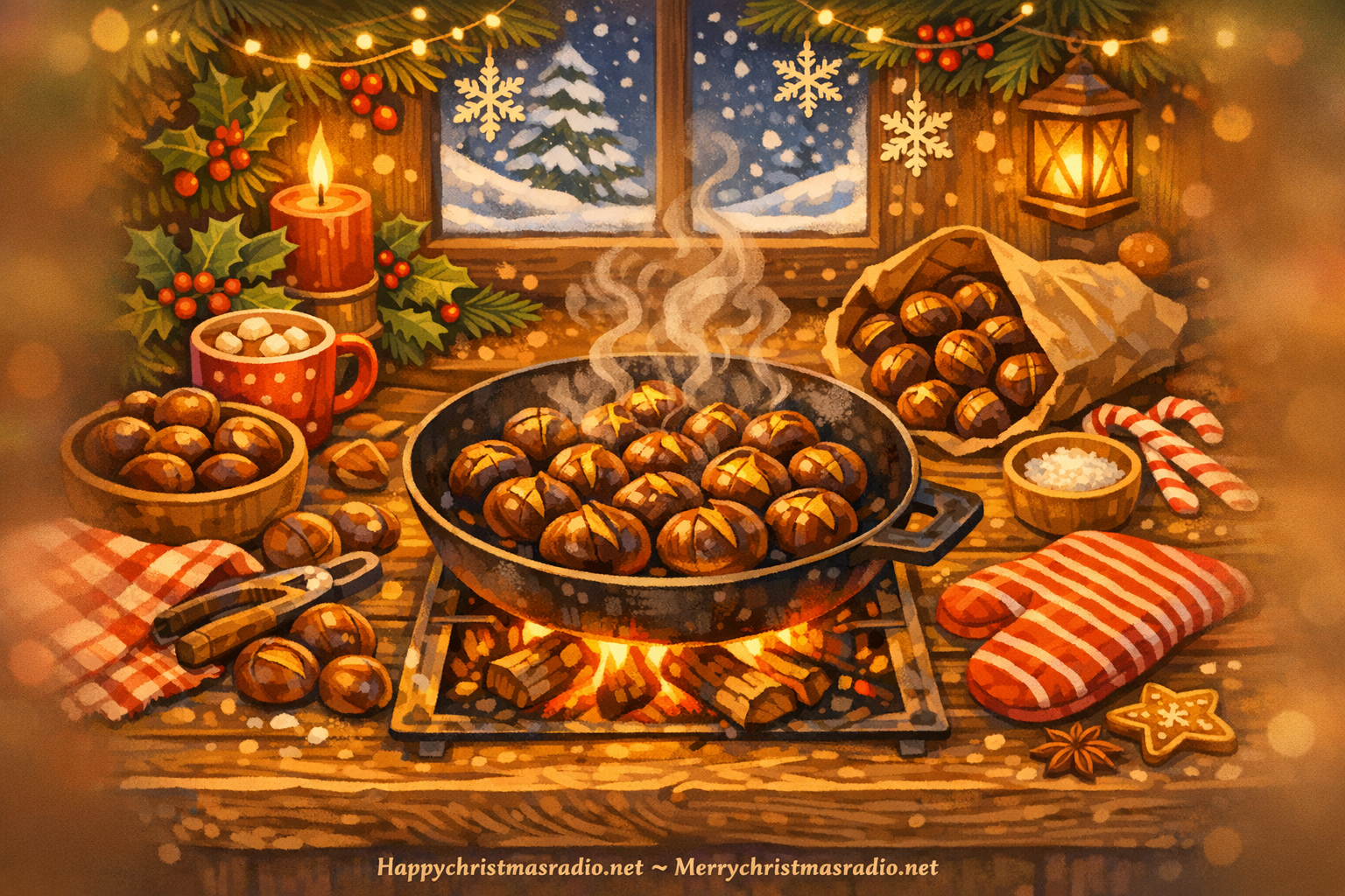 How to Roast Chestnuts at Home