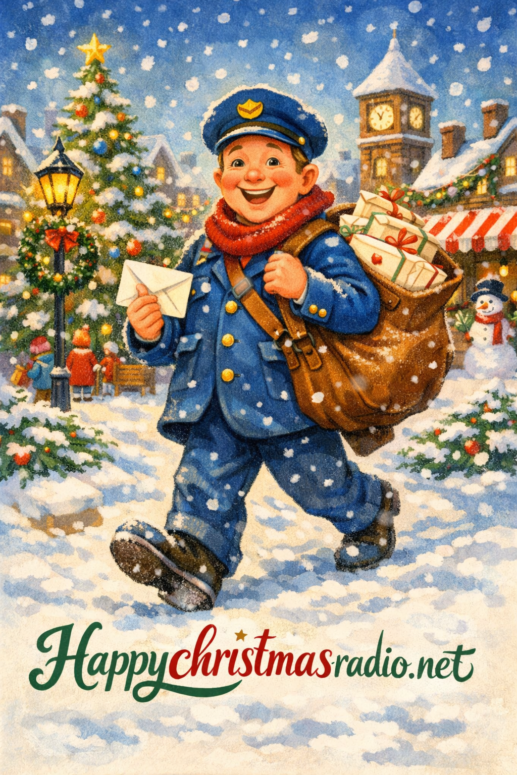 Christmas postman